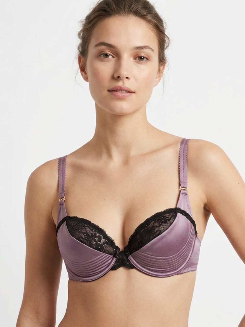 NWT Wonderbra x Dita Von Teese 2008 Party Edition Bra 34B Lilac Black